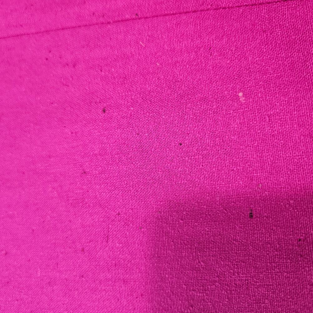 Vintage George Georgiou 100% Raw Silk Pleated Trousers Medium Fuchsia Pink - Picture 6 of 8
